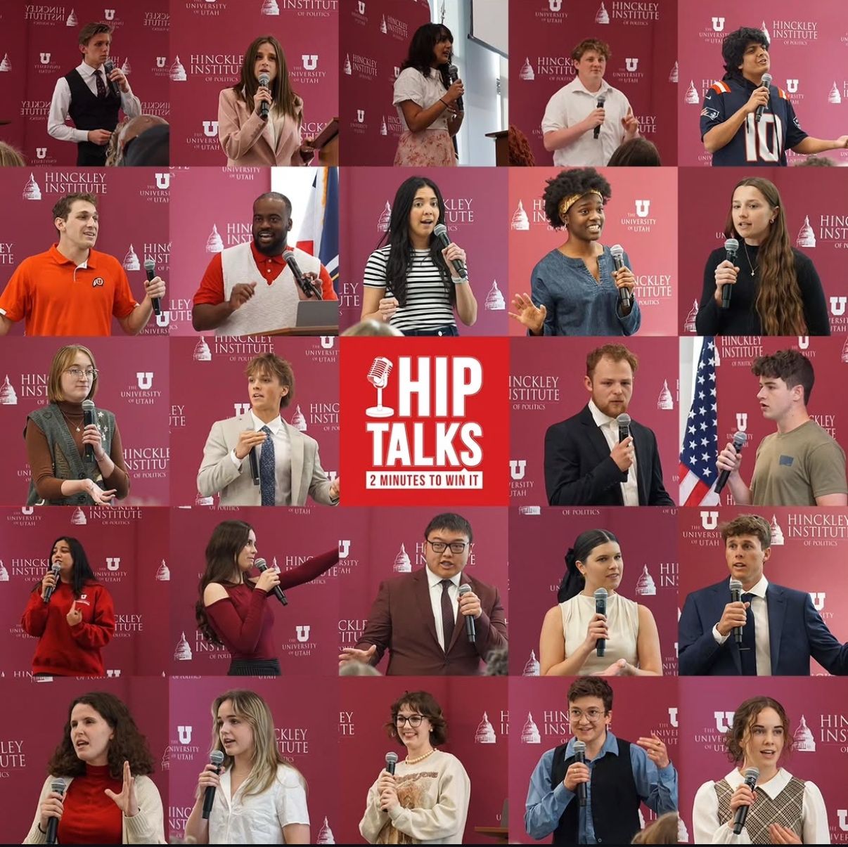 The HIP Talks field of thirty speakers.